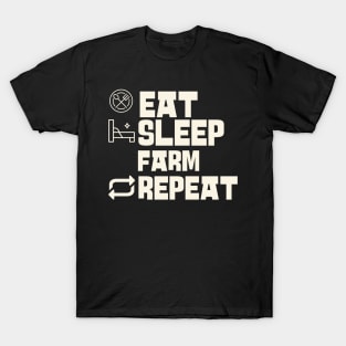 Eat Sleep Farm Repeat T-Shirt